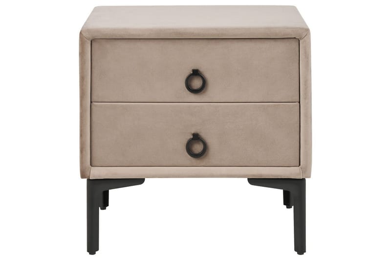 Sängbord Sezanne Beige, grå, svart - Beige, grå, svart - Möbler - Sovrum - Sängbord