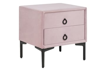 Sängbord Sezanne Rosa, Svart