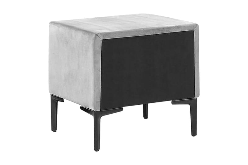 Sezanne Sängbord 44 cm - Sammet/Grå - Möbler - Sovrum - Sängbord