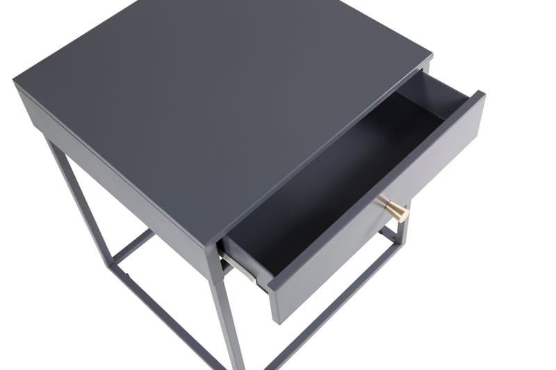 SPONSE Sängbord 43 cm med Förvaring Låda Ljusgrå - Venture Home - Sängbord - Bord