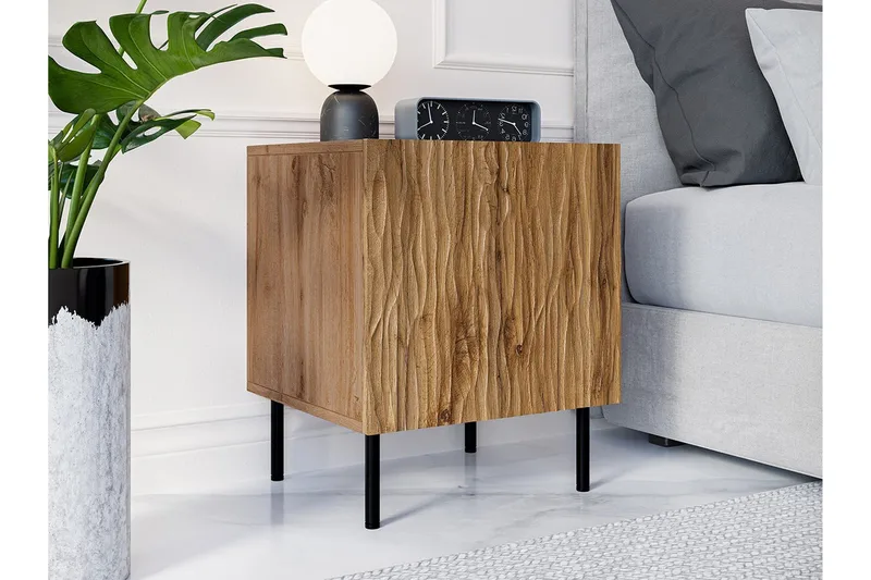 Strontian Sängbord 44 cm Scandinavian Choice Black - Möbler - Sovrum - Sängbord