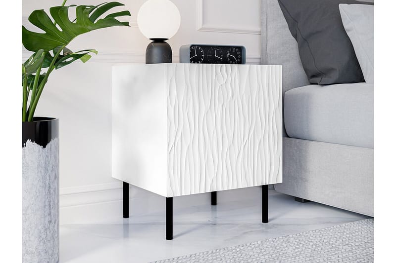 Strontian Sängbord 44 cm Scandinavian Choice White - Möbler - Sovrum - Sängbord