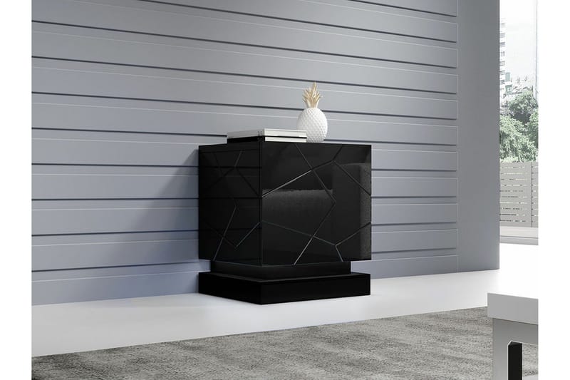 Strontian Sängbord 46 cm Scandinavian Choice Black - Möbler - Sovrum - Sängbord