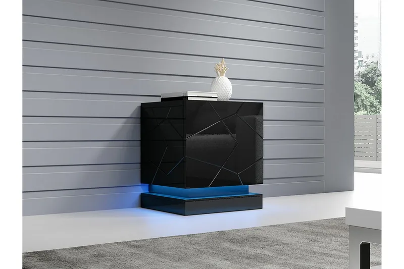 Strontian Sängbord 46 cm Scandinavian Choice Black - Möbler - Sovrum - Sängbord