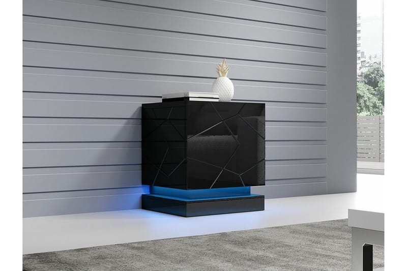 Strontian Sängbord 46 cm Scandinavian Choice Black - Möbler - Sovrum - Sängbord