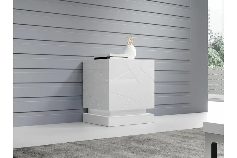 Strontian Sängbord 46 cm Scandinavian Choice White - Möbler - Sovrum - Sängbord