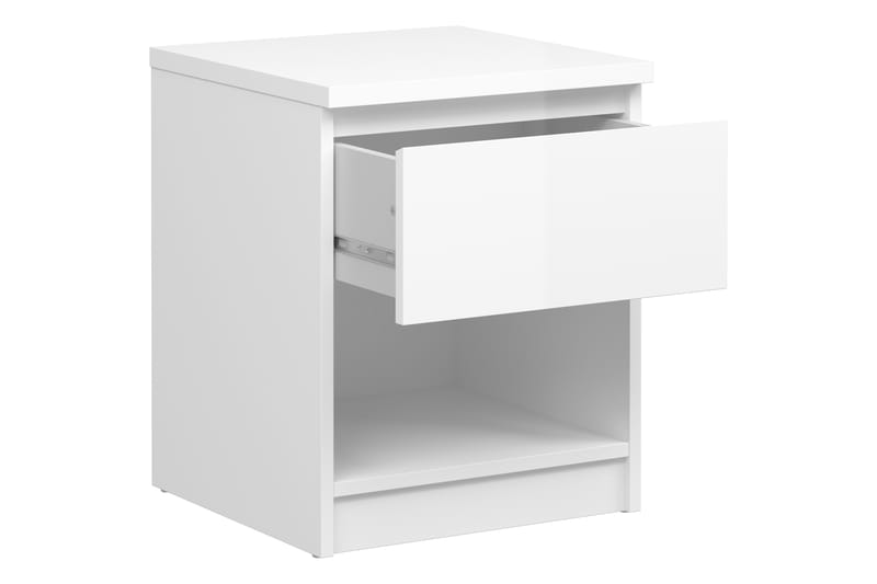TRIVENTO Sängbord 40 Vit - Möbler - Sovrum - Sängbord
