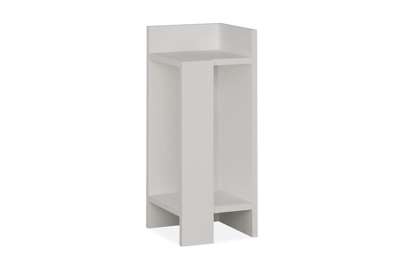VALERY Sängbord 27 cm med Förvaring Hyllor + Luckor Höger Vi - Vit - Möbler - Sovrum - Sängbord