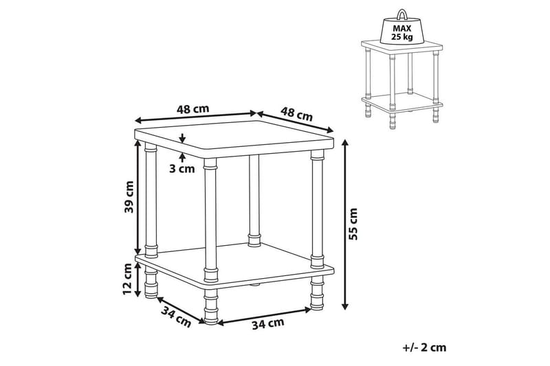 Sängbord Veril - Möbler - Sovrum - Sängbord