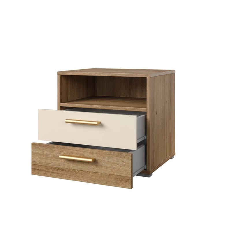 Sängbord Vertina med 2 Lådor - Möbler - Sovrum - Sängbord