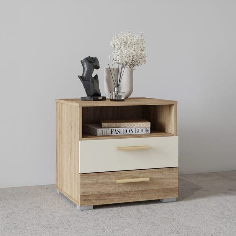 Sängbord Vertina med 2 Lådor - Möbler - Sovrum - Sängbord