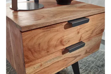 Willowdale Sängbord 47 cm - Brun/Svart - Möbler - Sovrum - Sängbord
