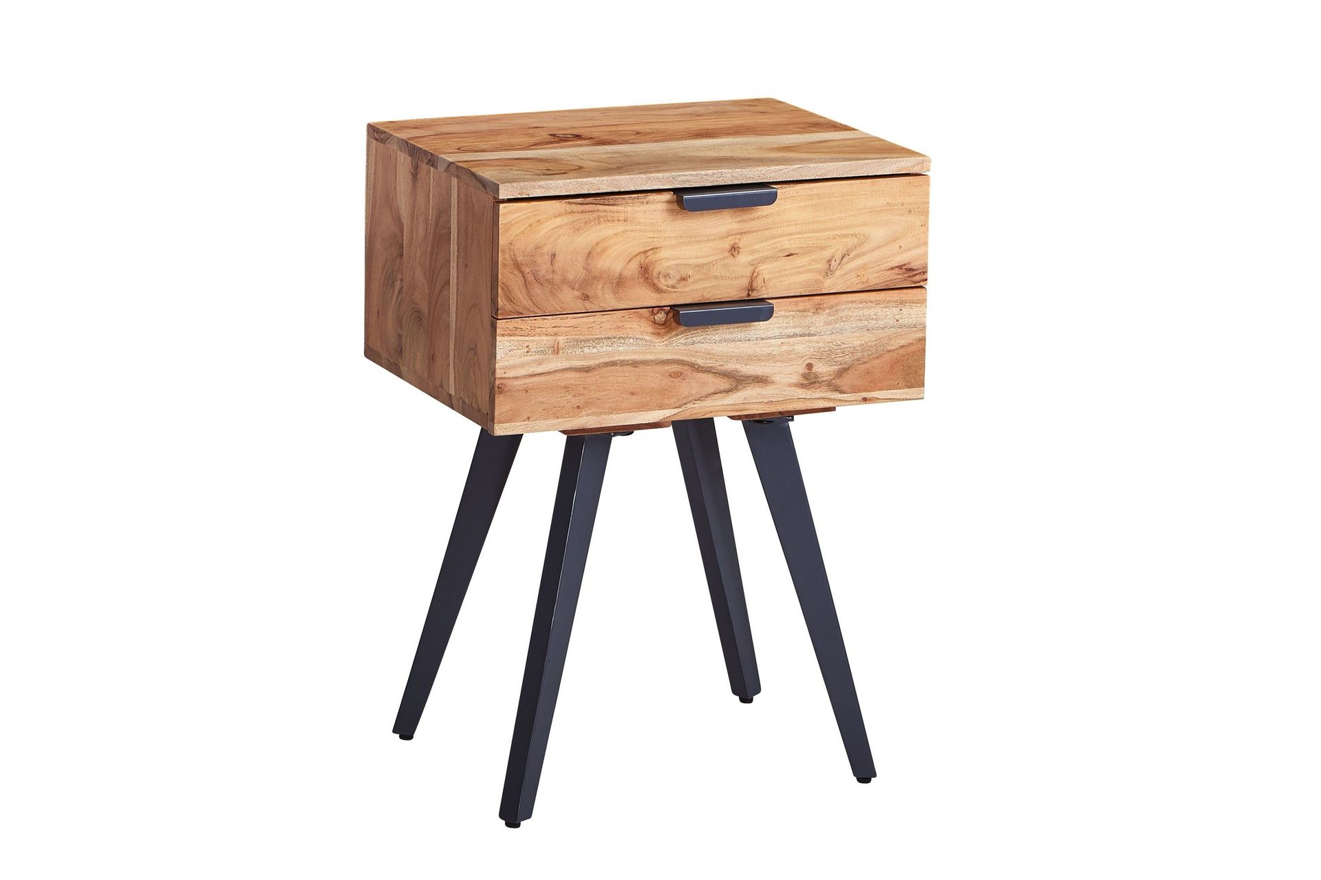 willowdale sängbord 47 cm - brun/svart