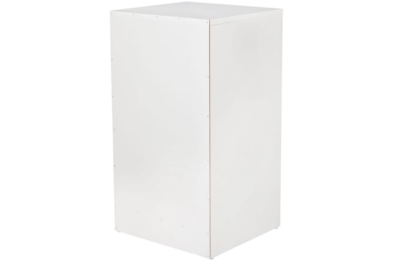 Sängbord Wohnling för resårbotten, 68 cm hög och 3 lådor i modern design Vit - Vit - Möbler - Sovrum - Sängbord