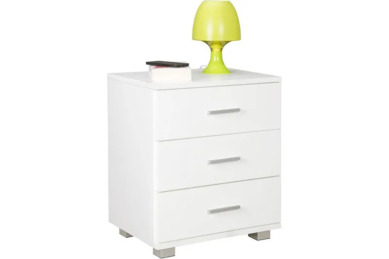 Sängbord Wohnling Klassisk Tillverkad av Spånskiva med 3 Lådor