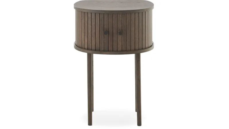 Sängbord Yngvar H68 cm - Brunlackad ek - Möbler - Sovrum - Sängbord