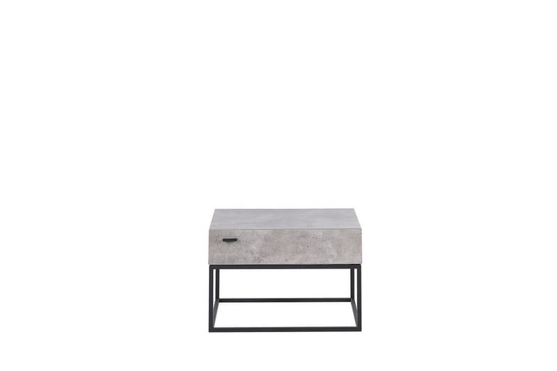 Zygmont Sängbord 55 cm med Lådor i Trä - Grå - Möbler - Sovrum - Sängbord