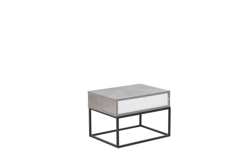 Zygmont Sängbord 55 cm med Lådor i Trä - Grå - Möbler - Sovrum - Sängbord