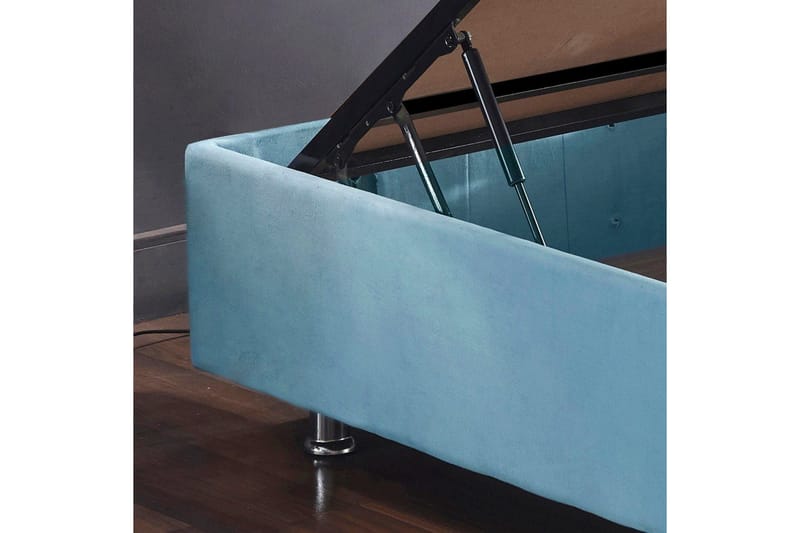 Sängbotten för Enkel Säng Narwanisigt enkel ljusblå - 120 x 200 cm - Möbler - Sovrum - Sängram & sängstomme