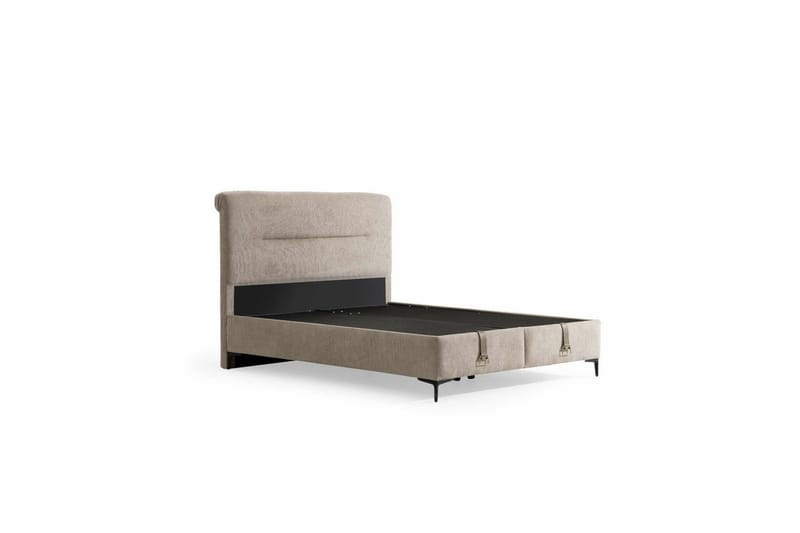 Sängbotten & Sänggavel för Enkel Säng Mijara Ljusa Brun - 100 x 38 x 200 cm - Möbler - Sovrum - Sängram & sängstomme