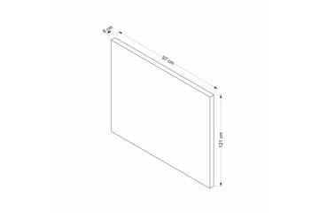 Sängbotten & Sänggavel för Enkel Säng Sube Grå - 90 x 38 x 190 cm - Möbler - Sovrum - Sängar - Enkelsängar