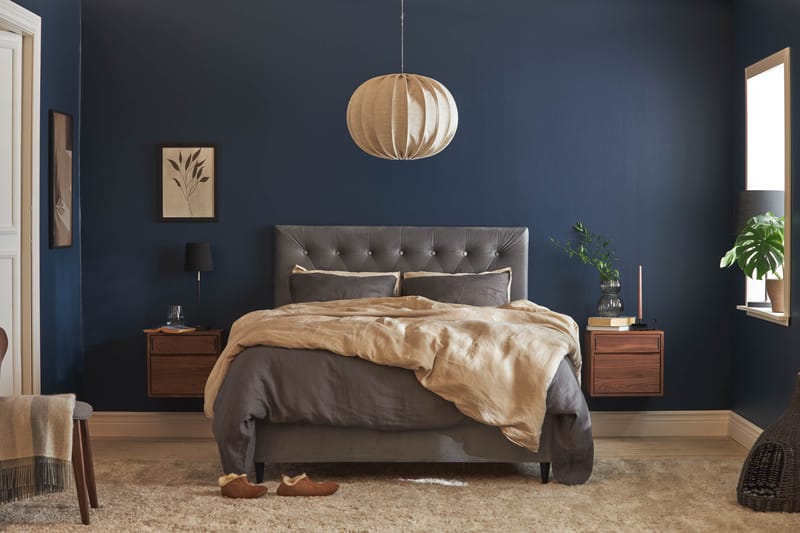 ADWELL Sänggavel 141x61 cm Grå - Grå - Möbler - Sovrum - Sänggavlar