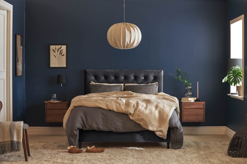 ADWELL Sänggavel 141x61 cm Mörkgrå - Mörkgrå - Möbler - Sovrum - Sänggavlar