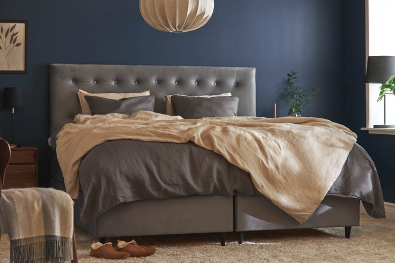 ADWELL Sänggavel 181x61 cm Grå - Grå - Möbler - Sovrum - Sänggavlar