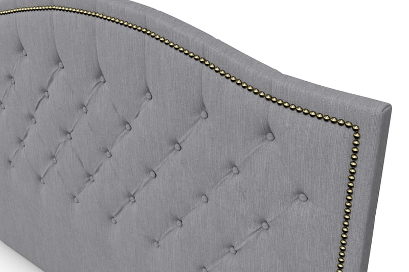 Amiral Sänggavel Toppad 185 cm - Grå - Möbler - Sovrum - Sänggavlar