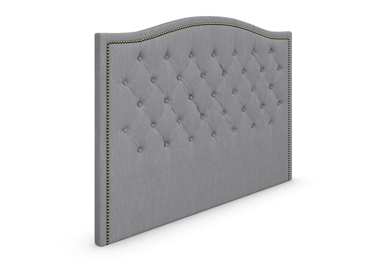 Amiral Sänggavel Toppad 185 cm - Grå - Möbler - Sovrum - Sänggavlar