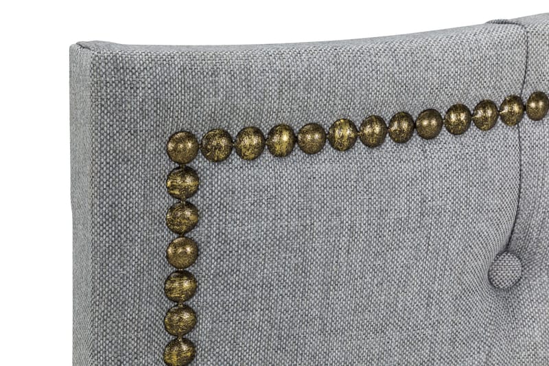 Amiral Sänggavel Toppad 185 cm - Grå - Möbler - Sovrum - Sänggavlar