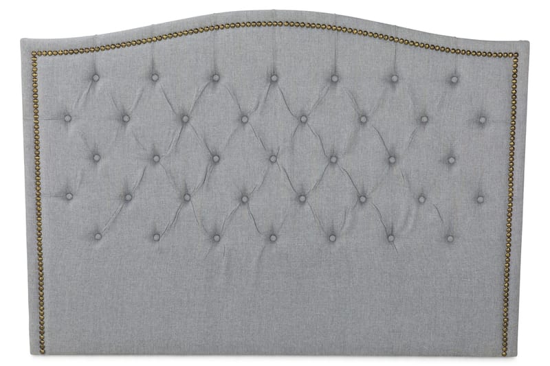 Amiral Sänggavel Toppad 185 cm - Grå - Möbler - Sovrum - Sänggavlar