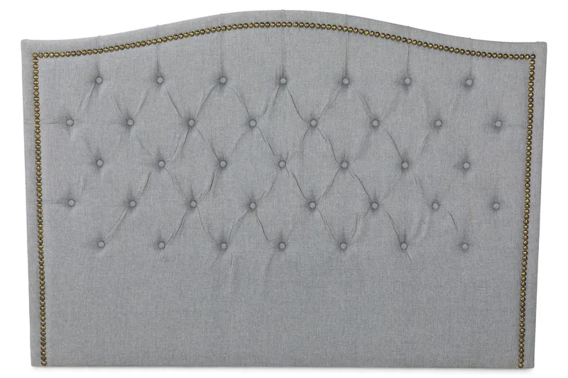 Amiral Sänggavel Toppad 185 cm - Grå - Möbler - Sovrum - Sänggavlar