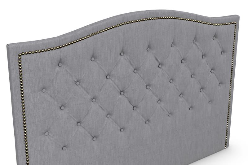 Amiral Sänggavel Toppad 185 cm - Grå - Möbler - Sovrum - Sänggavlar