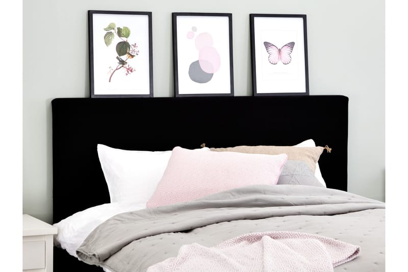 Ava Sänggavel 180 cm - Svart - Möbler - Sovrum - Sänggavlar