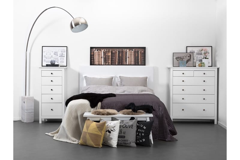 Ava Sänggavel 180 cm - Vit - Möbler - Sovrum - Sänggavlar