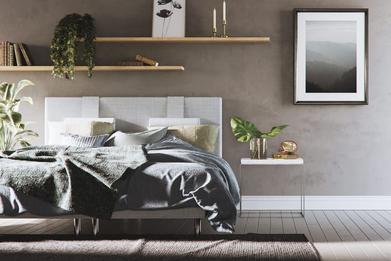 Sänggavel Basic Home Dream Lyx Sänggavel 160 cm Grå 160 cm - Möbler - Sovrum - Sänggavlar