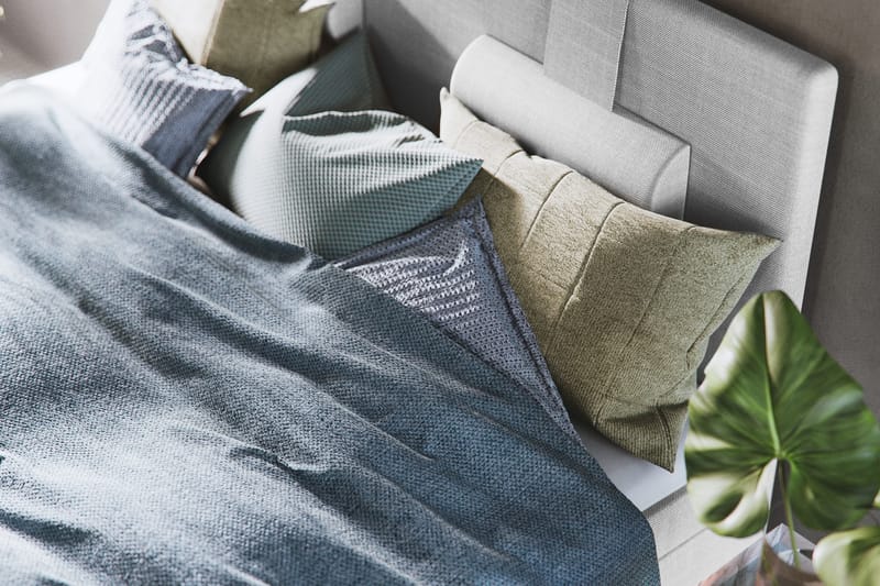 Sänggavel Basic Home Dream Lyx Sänggavel 160 cm Grå 160 cm - Möbler - Sovrum - Sänggavlar
