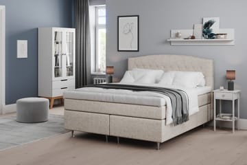 Belda Sänggavel 180 cm Svängd - Beige - Möbler - Sovrum - Sänggavlar