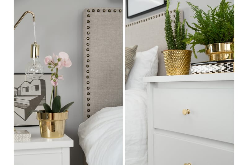 BELLINO Sänggavel 145 Låg Beige - Möbler - Sovrum - Sänggavlar
