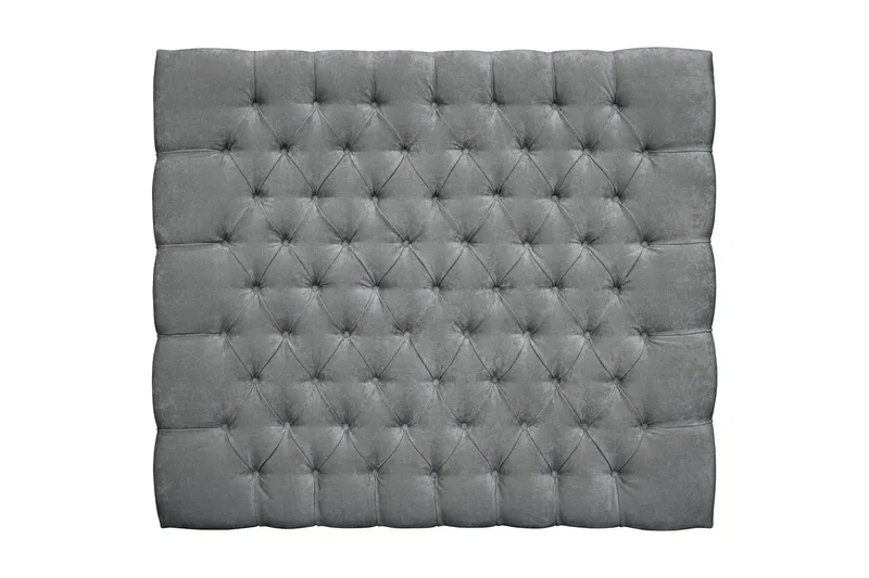 Celine  Sänggavel 140 cm, Grå/Sammet