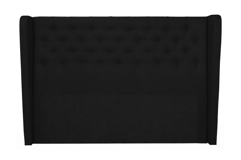 Cloud Sänggavel 160 cm med Sidor, Svart