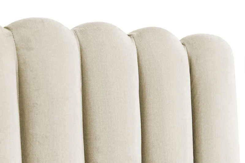 Davia Sänggavel 180 cm - Beige/Sammet - Möbler - Sovrum - Sänggavlar