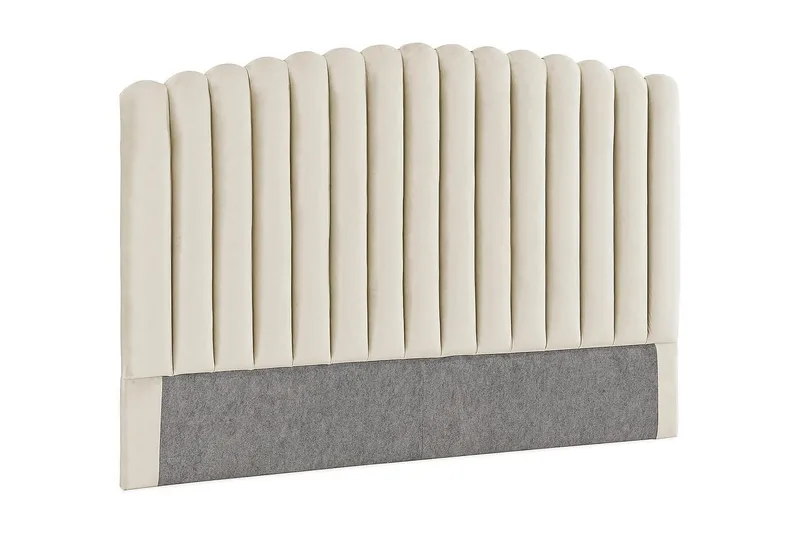 Davia Sänggavel 180 cm - Beige/Sammet - Möbler - Sovrum - Sänggavlar