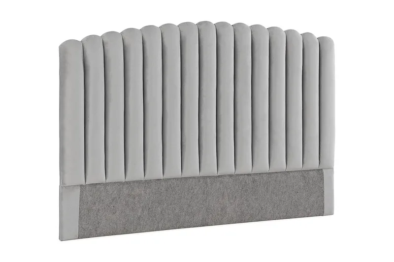 Davia Sänggavel 180 cm - Ljusgrå/Sammet - Möbler - Sovrum - Sänggavlar