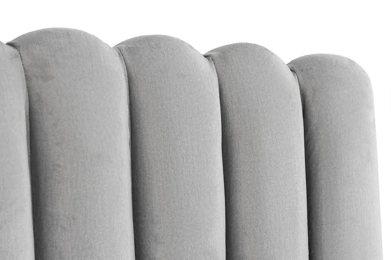 Davia Sänggavel 180 cm - Ljusgrå/Sammet - Möbler - Sovrum - Sänggavlar