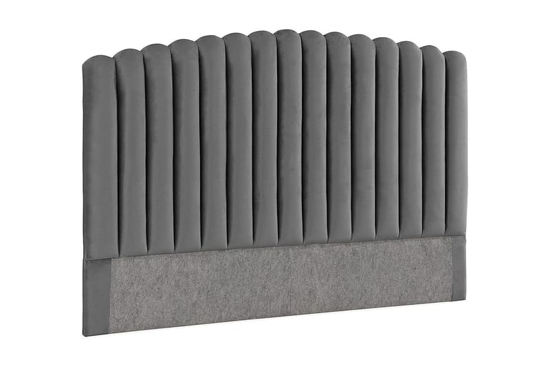 Davia Sänggavel 180 cm - Mörkgrå/Sammet - Möbler - Sovrum - Sänggavlar