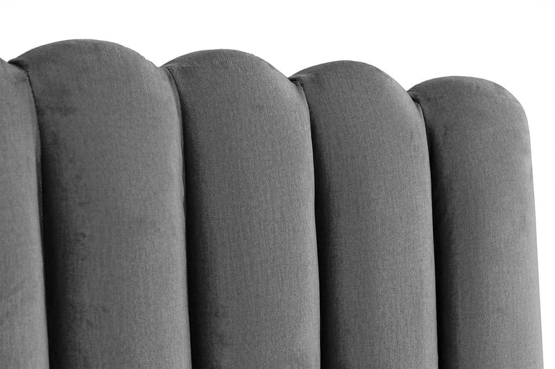 Davia Sänggavel 180 cm - Mörkgrå/Sammet - Möbler - Sovrum - Sänggavlar