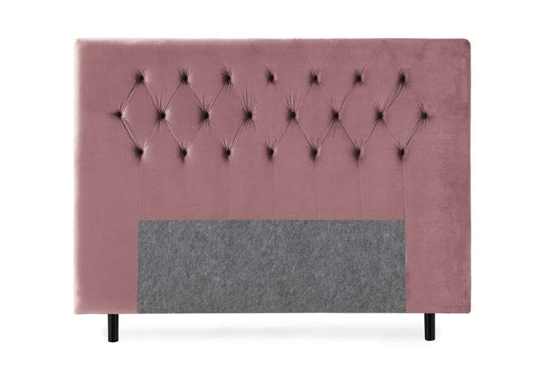 DJURSHOLM Sänggavel 160 Sammet Rosa - Möbler - Sovrum - Sänggavlar