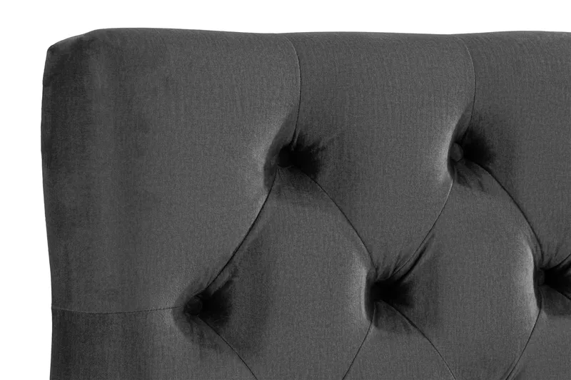Ella Sänggavel 120 cm Djuphäftad - Mellangrå/Sammet - Möbler - Sovrum - Sänggavlar